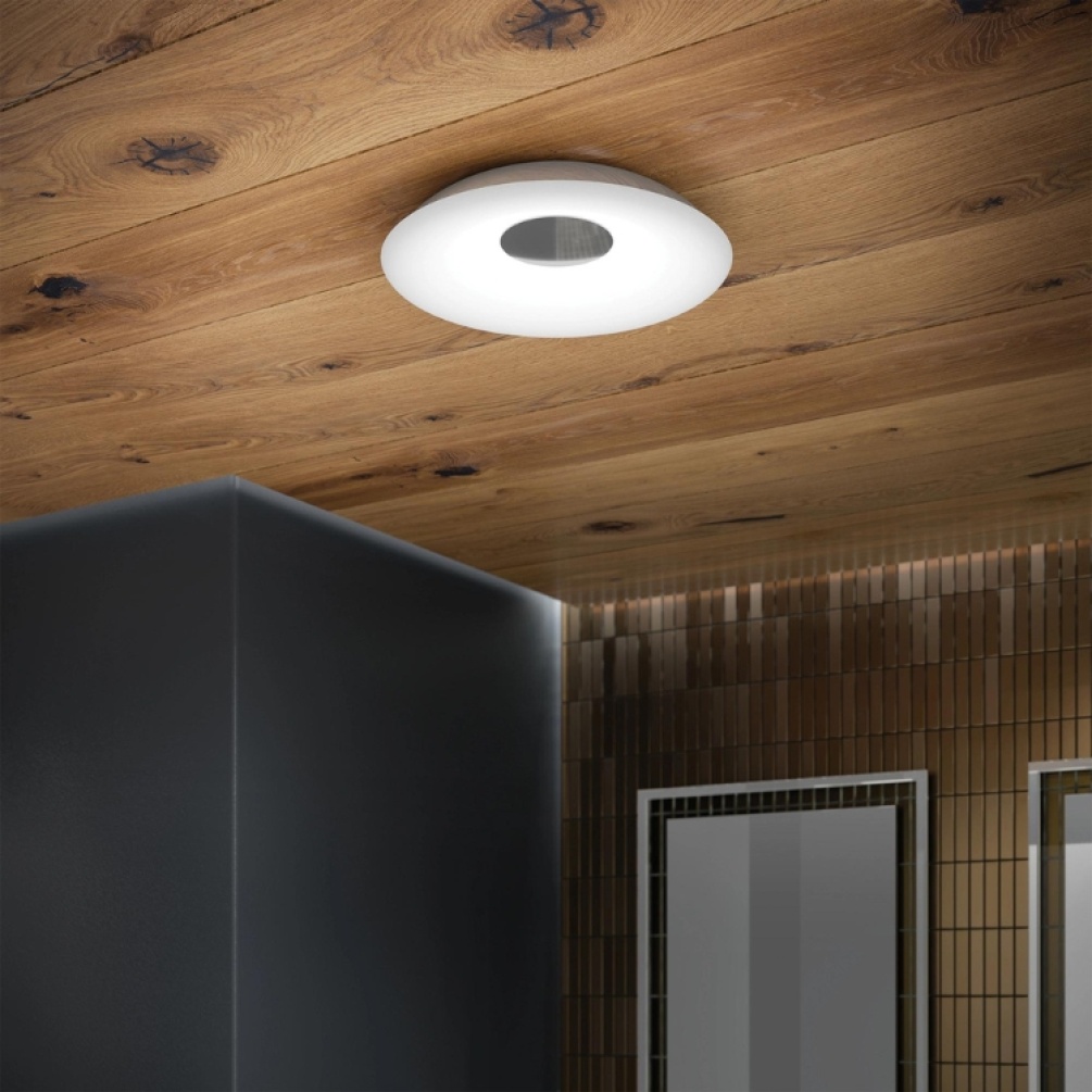Close up product lifestyle image of the HIB Horizon LED Ceiling Light